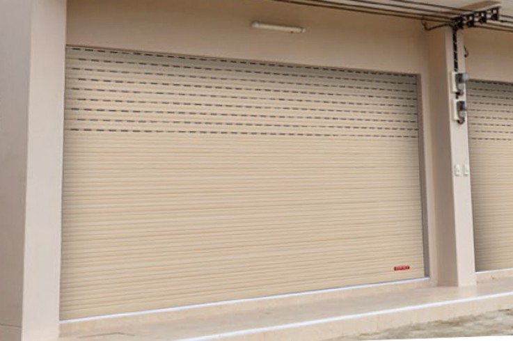 Lắp cửa cuốn An Long- chất Lượng cao số 1 13 Cửa cuốn nan nhôm DOORTECH