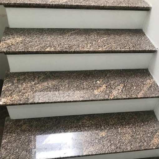 Thiết kế đá hoa cương An Long-Phù hợp cho gia đình 10 Đá lát cầu thang vàng da báo ⋆ Kho đá ốp lát Thanh Xuân tại Hà Đông