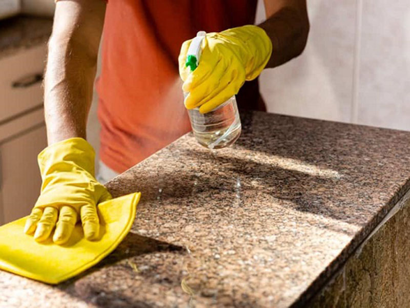 Hướng dẫn bảo dưỡng đá hoa cương đúng cách sau thi công