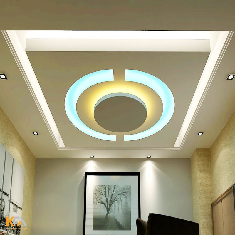 Mẫu trần thạch cao thả nghệ thuật đẹp tại Phú Giáo