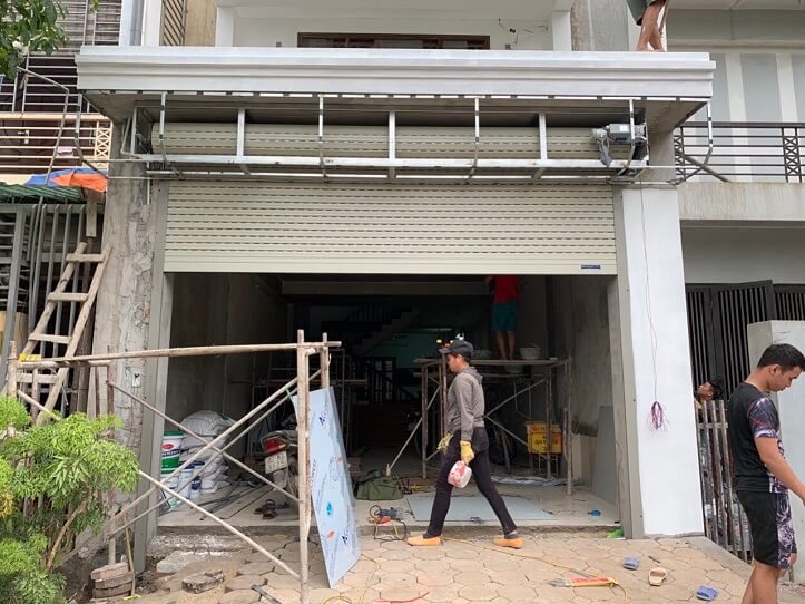 Lắp cửa cuốn bàu bàng giá rẻ nhanh chóng số 1 13 Khảo sát lắp đặt cửa cuốn tại Bàu Bàng