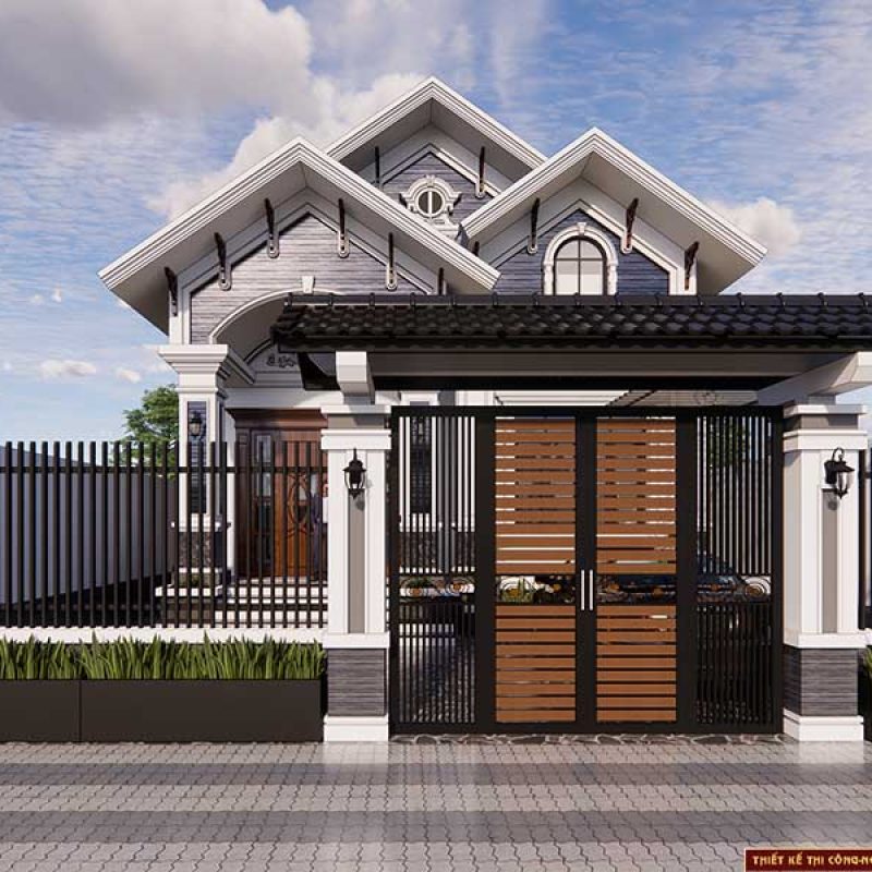 Xây dựng trọn gói Bến Cát Uy Tín, Chuyên Nghiệp 24 Nhà cấp 4 mái Thái đẹp tại Bến Cát