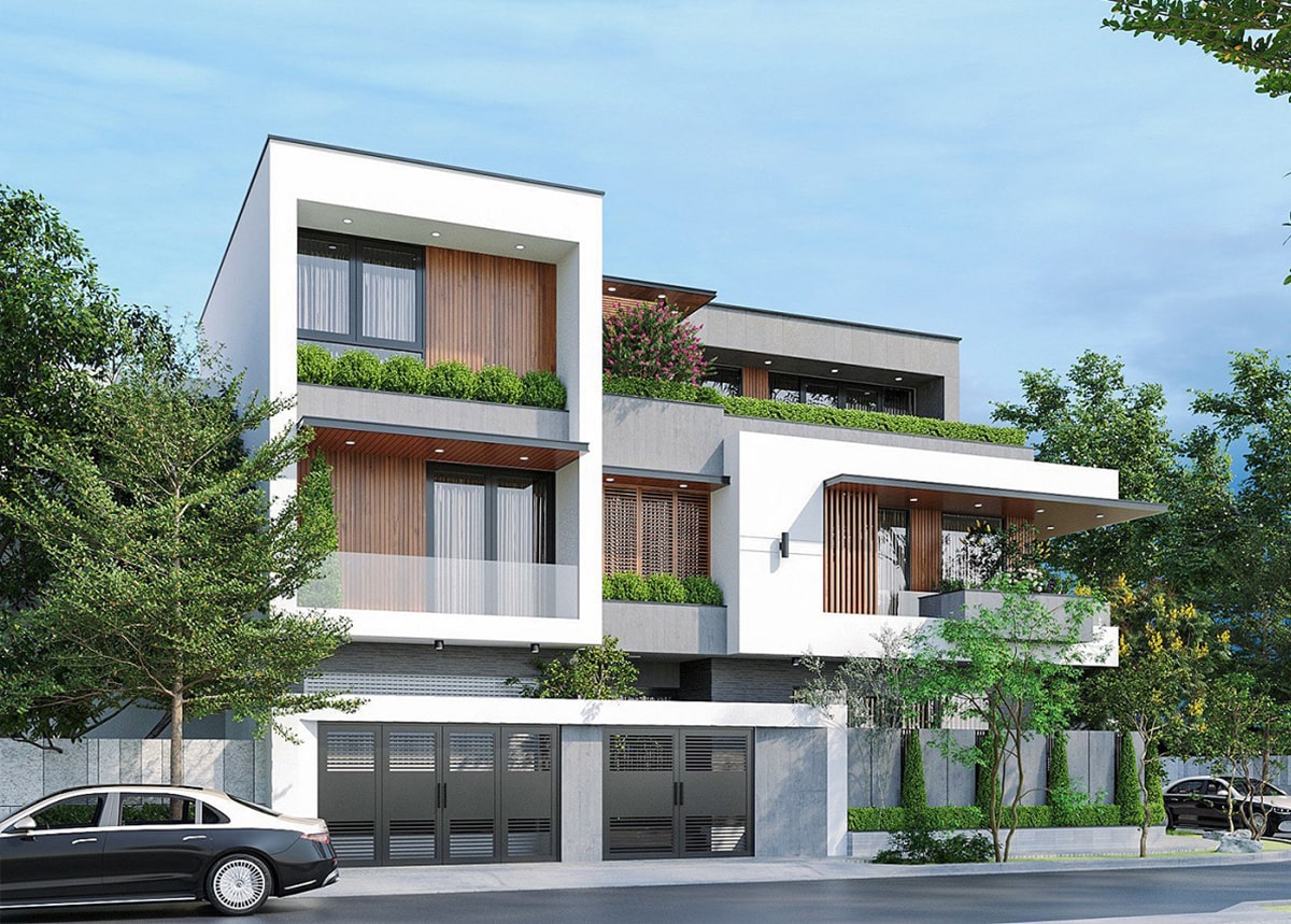 Xây dựng trọn gói Bến Cát Uy Tín, Chuyên Nghiệp 18 Nhà phố hiện đại tại Bến Cát xây trọn gói