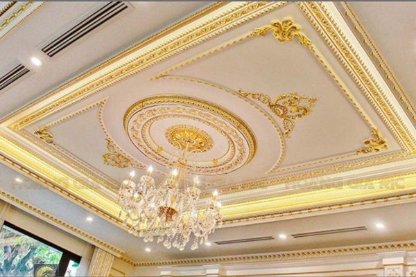 Trần thạch cao đẹp cho biệt thự tại Bến Cát